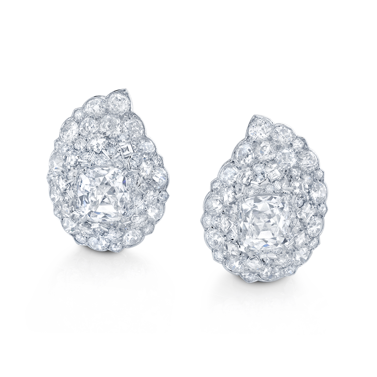 deBoulle Estate Collection Cartier Diamond Earrings