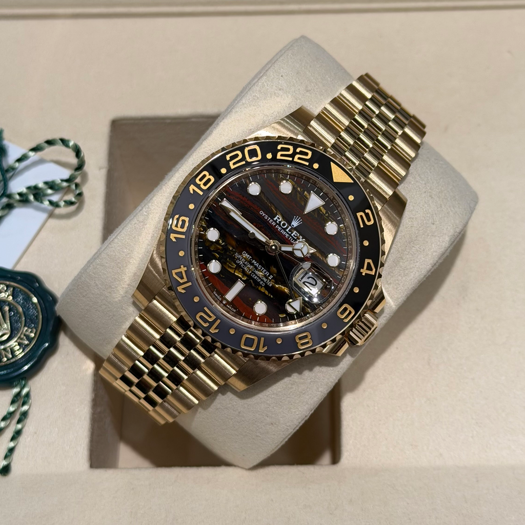 Pre-Owned Rolex GMT-Master II Tiger Iron 126718GRNR-0002