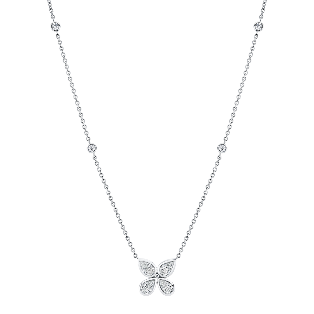 deBoulle Collection Diamond Pear Pendant