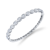 deBoulle Collection East-West Oval Diamond Bangle