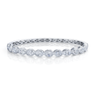 deBoulle Collection East-West Oval Diamond Bangle