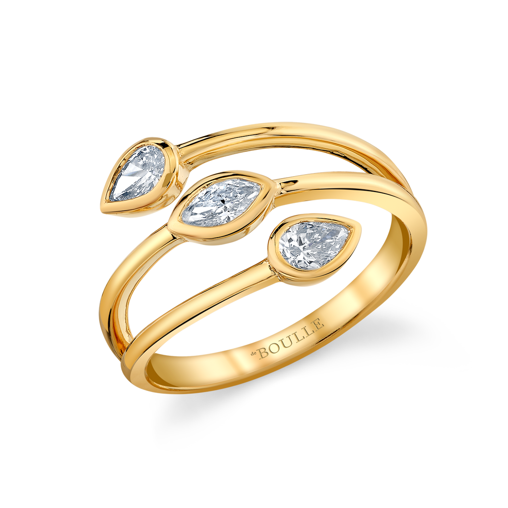 deBoulle Collection Triple Bypass Ring
