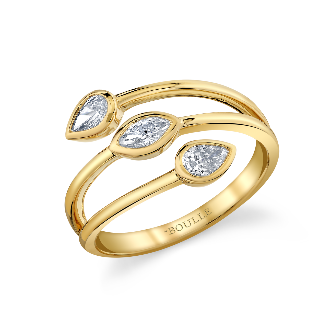deBoulle Collection Triple Bypass Ring