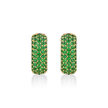 deBoulle Collection Emerald Square Hoop Earrings