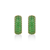 deBoulle Collection Emerald Square Hoop Earrings