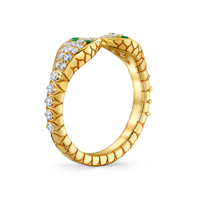 deBoulle Collection Two-Headed Snake Ring
