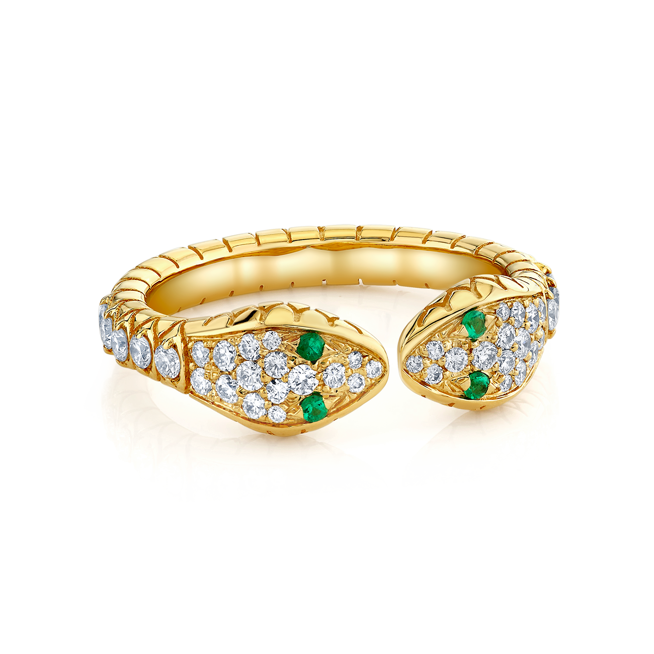 deBoulle Collection Two-Headed Snake Ring