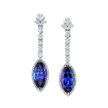deBoulle High Jewelry Tanzanite Drop Earrings