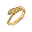 deBoulle Collection Serpent Open Cuff in Yellow Gold
