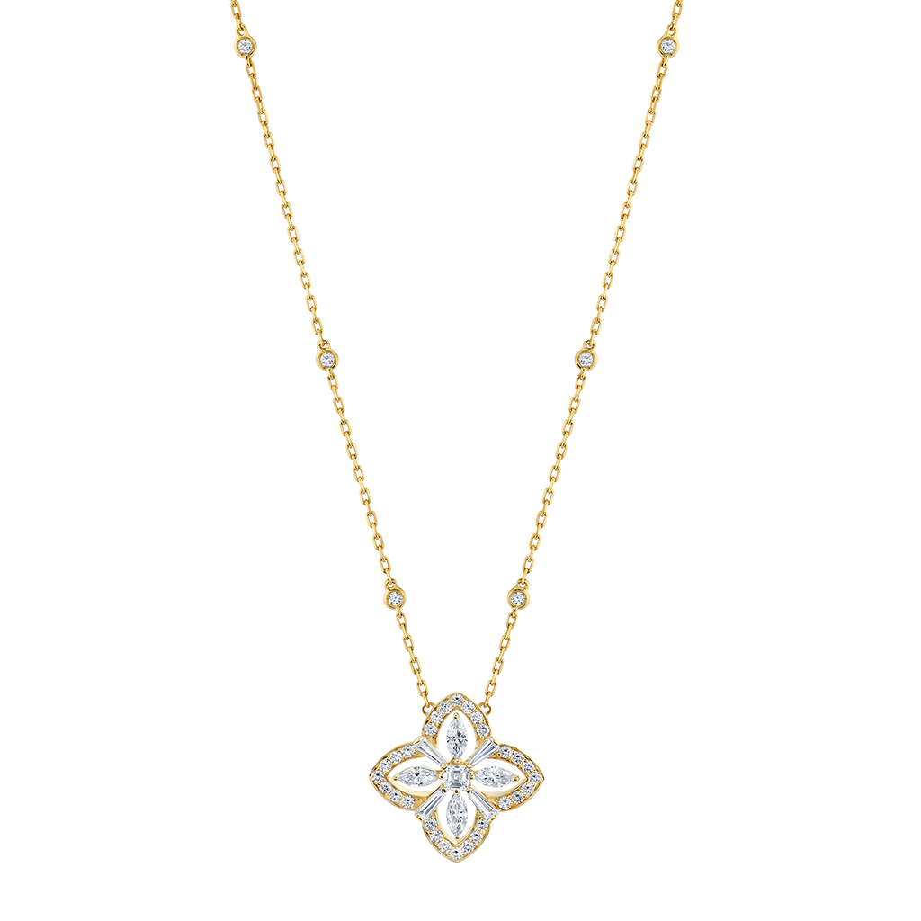 deBoulle Collection Four Petal Pendant