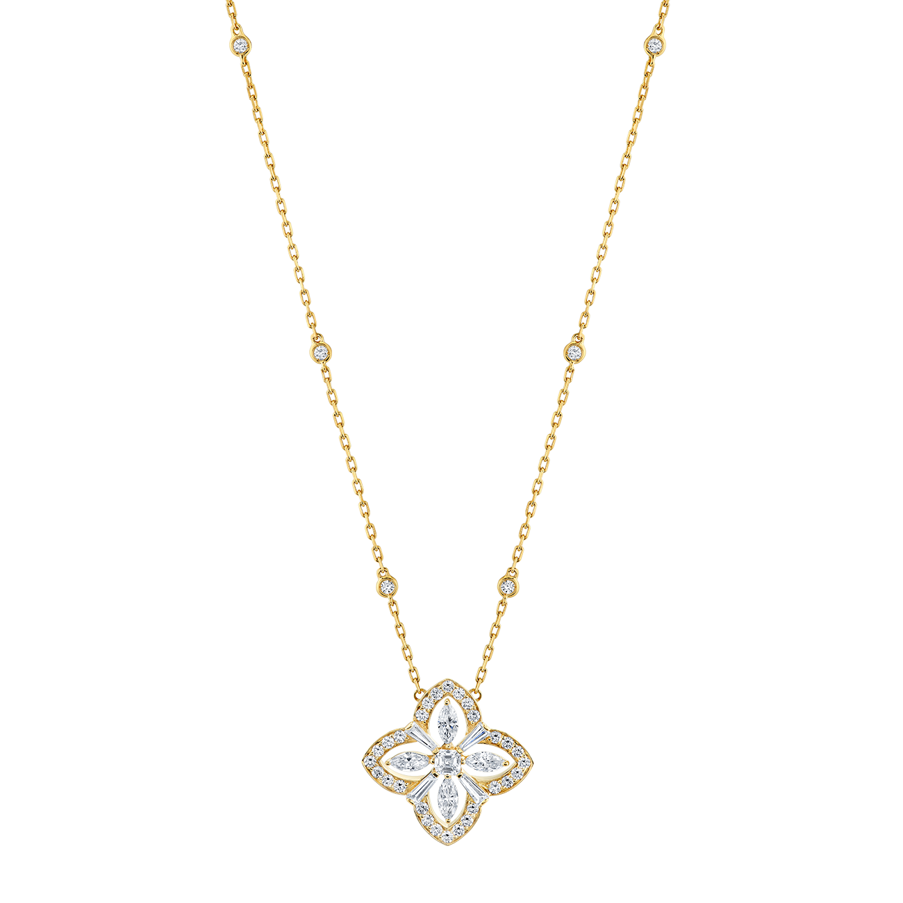 deBoulle Collection Four Petal Pendant