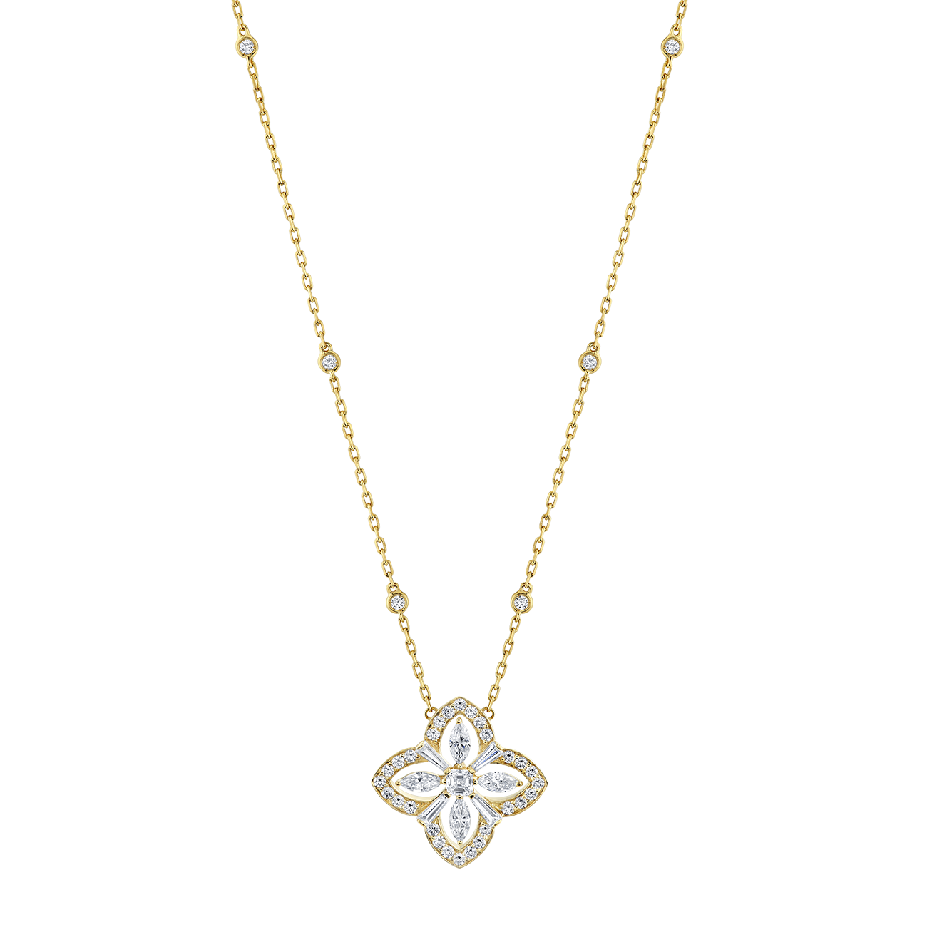 deBoulle Collection Four Petal Pendant