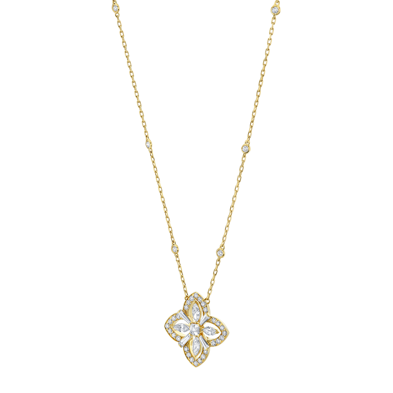 deBoulle Collection Four Petal Pendant
