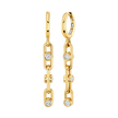 deBoulle Collection Small Link Diamond Dangle Earrings