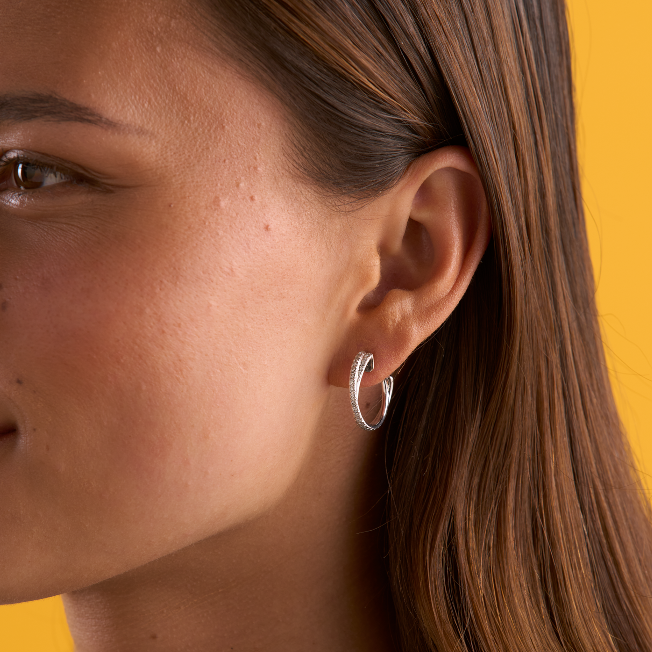 deBoulle Collection Crisscross Hoop Earrings