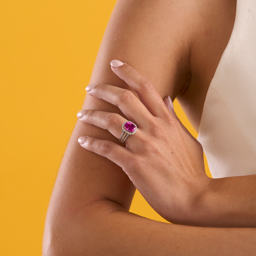 deBoulle Collection Pink Sapphire Ring