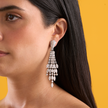 deBoulle High Jewelry Diamond Chandelier Earrings