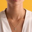 deBoulle Collection Petite He Loves Me Pendant in Yellow Gold