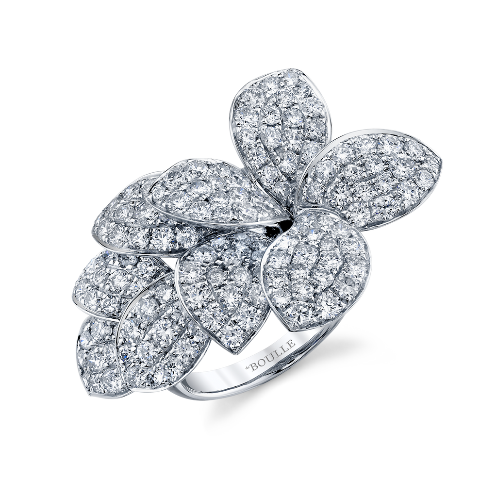 deBoulle Collection He Loves Me Ring in White Gold