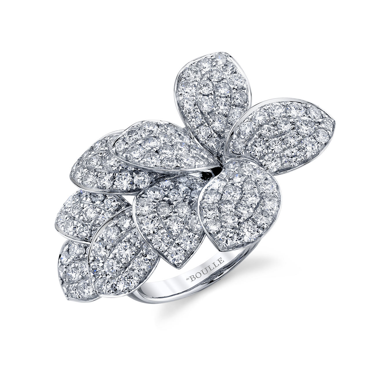 deBoulle Collection He Loves Me Ring in White Gold