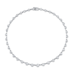 deBoulle Collection Bezel Set Diamond Necklace in White Gold