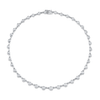 deBoulle Collection Bezel Set Diamond Necklace in White Gold