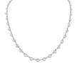 deBoulle Collection Bezel Set Diamond Necklace in White Gold