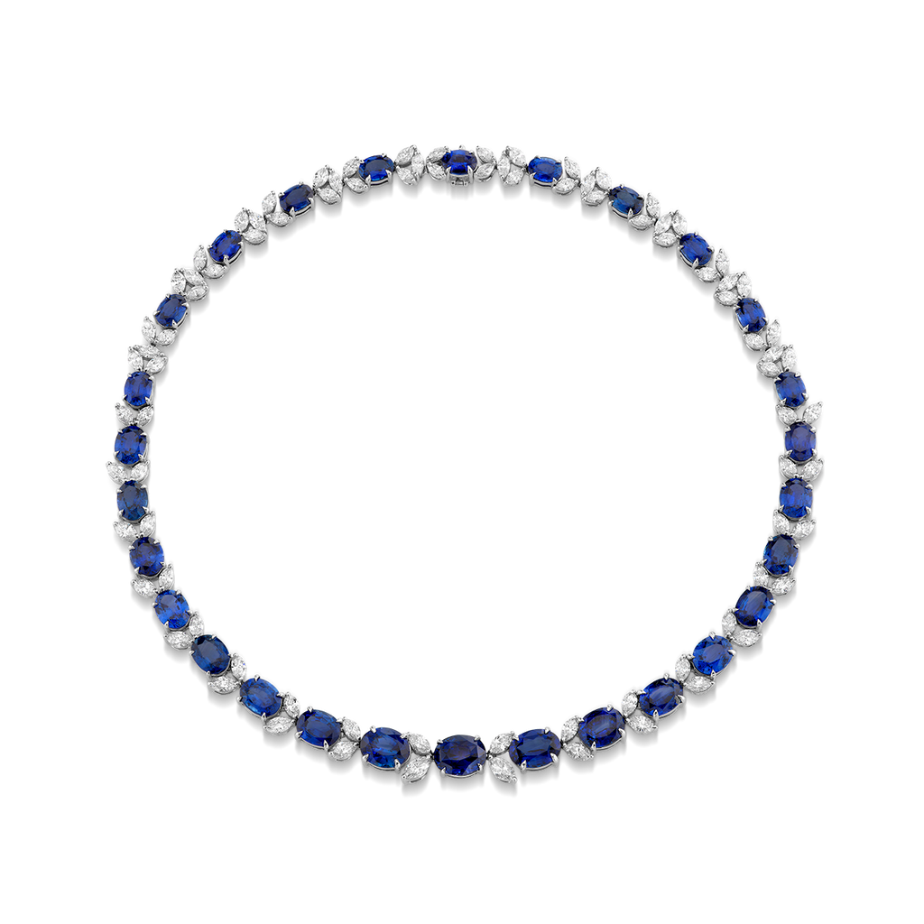 deBoulle High Jewelry Collection Sapphire and Diamond Choker