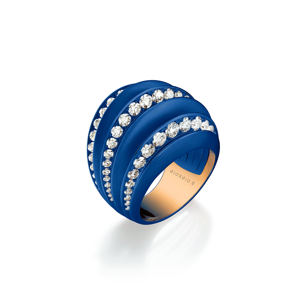 Palma Titanium Diamond Ring