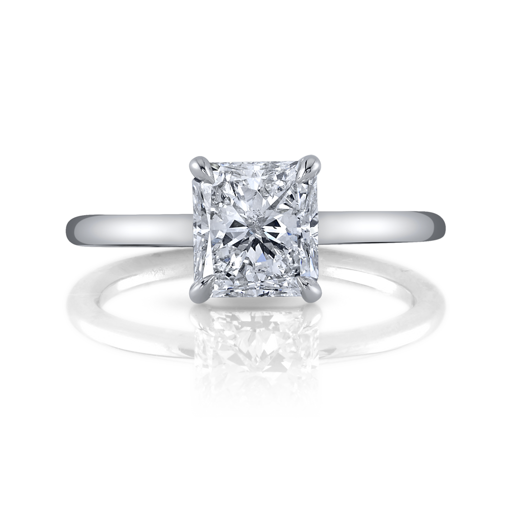 Solitaire Radiant-Cut Engagement Ring