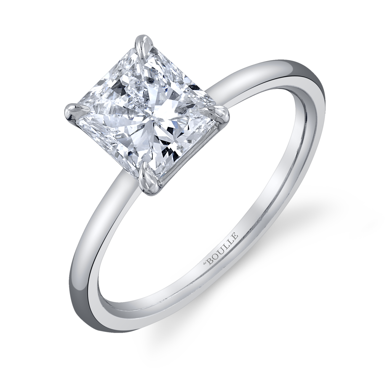 Solitaire Radiant-Cut Engagement Ring