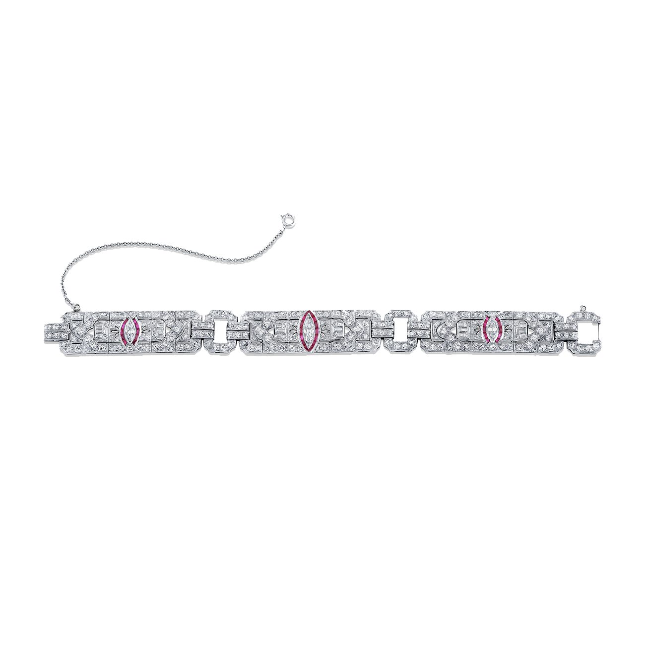 deBoulle Estate Collection Art Deco Diamond Bracelet