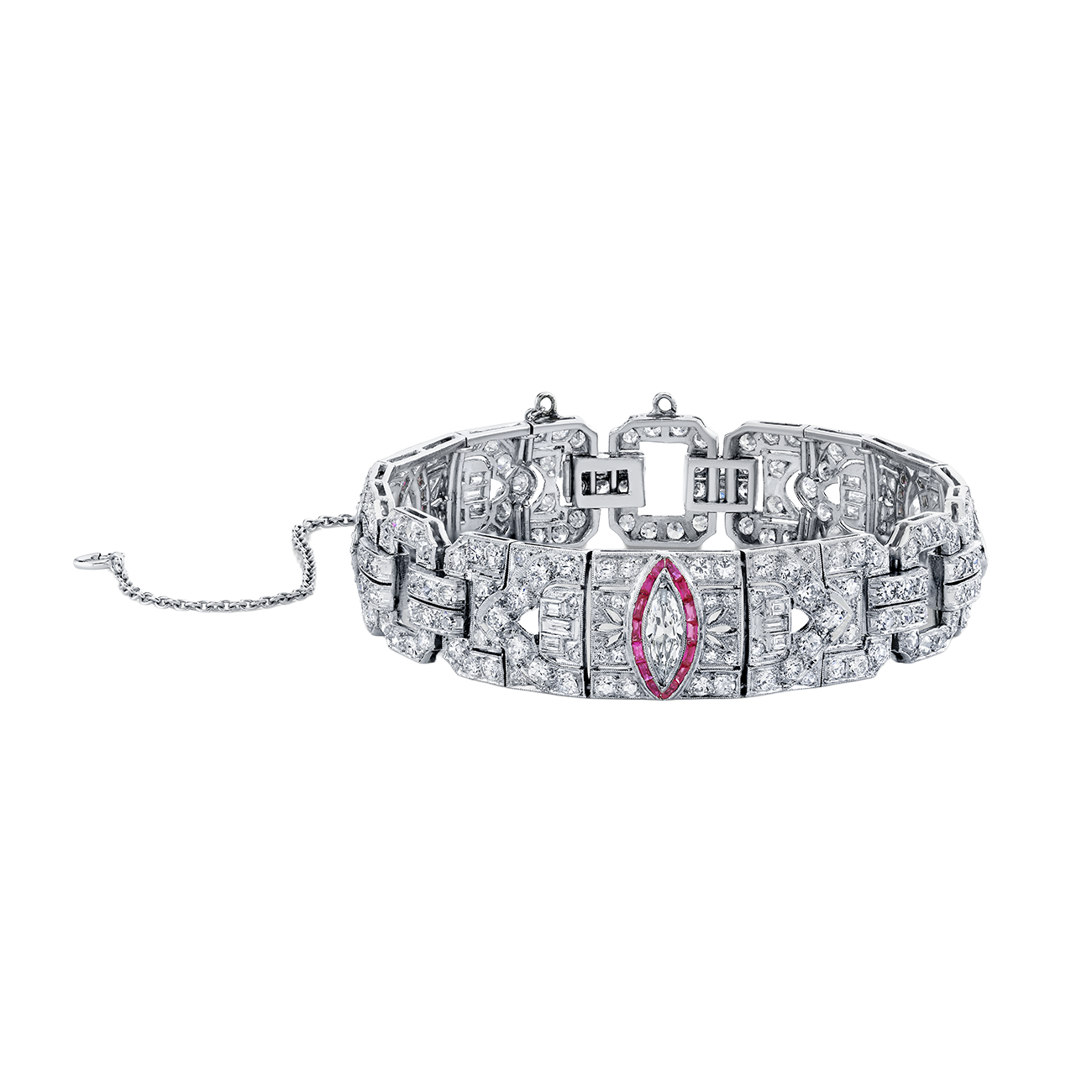 deBoulle Estate Collection Art Deco Diamond Bracelet