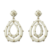 Giorgio B Goccia Earrings in Ivory Enamel