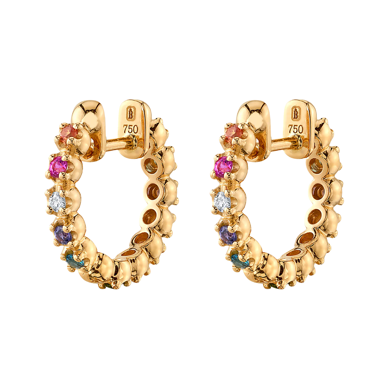 deBoulle Collection Over the Rainbow Mini Hoops