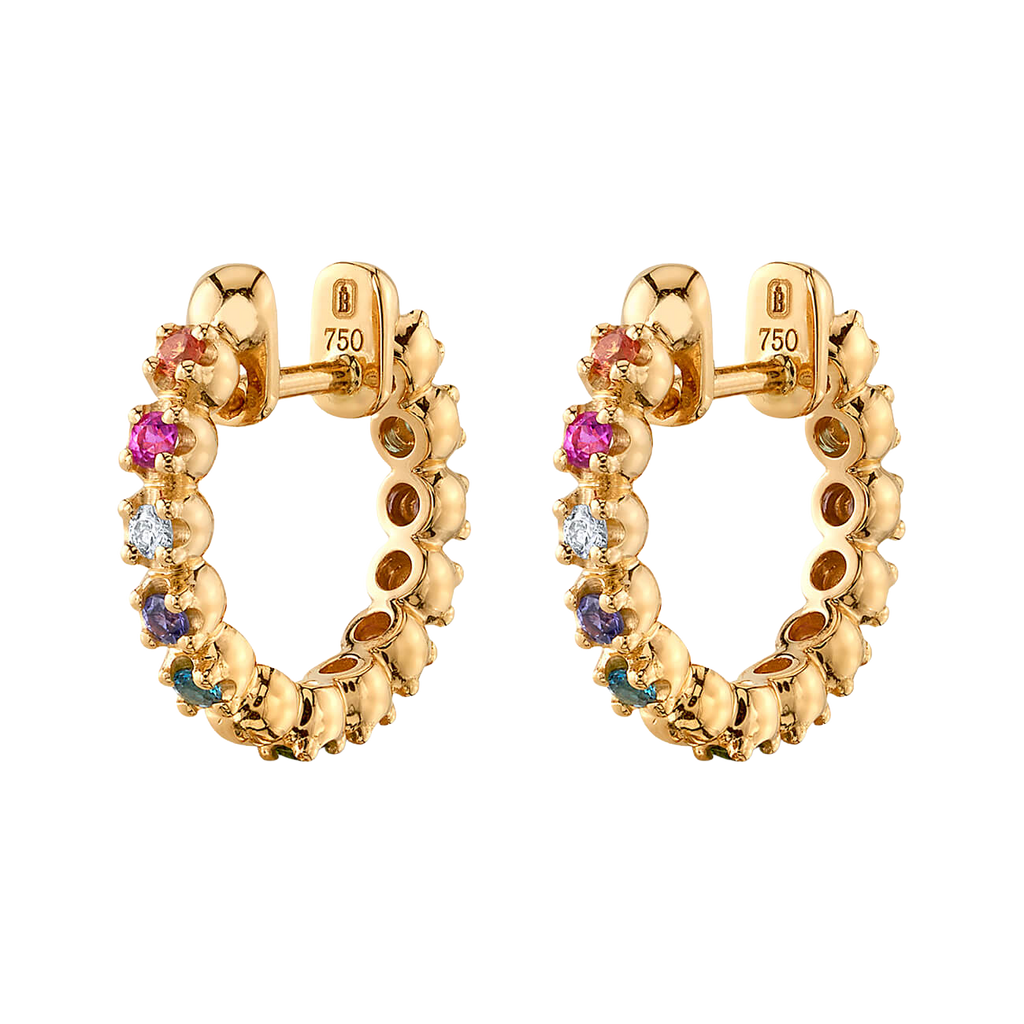 deBoulle Collection Over the Rainbow Mini Hoops