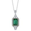 deBoulle High Jewelry Collection Art Deco Emerald Pendant