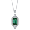 deBoulle High Jewelry Collection Art Deco Emerald Pendant