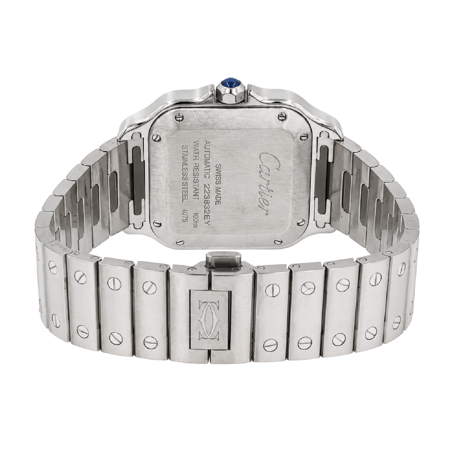 Cartier Santos de Cartier 41.9MM with Diamond Bezel