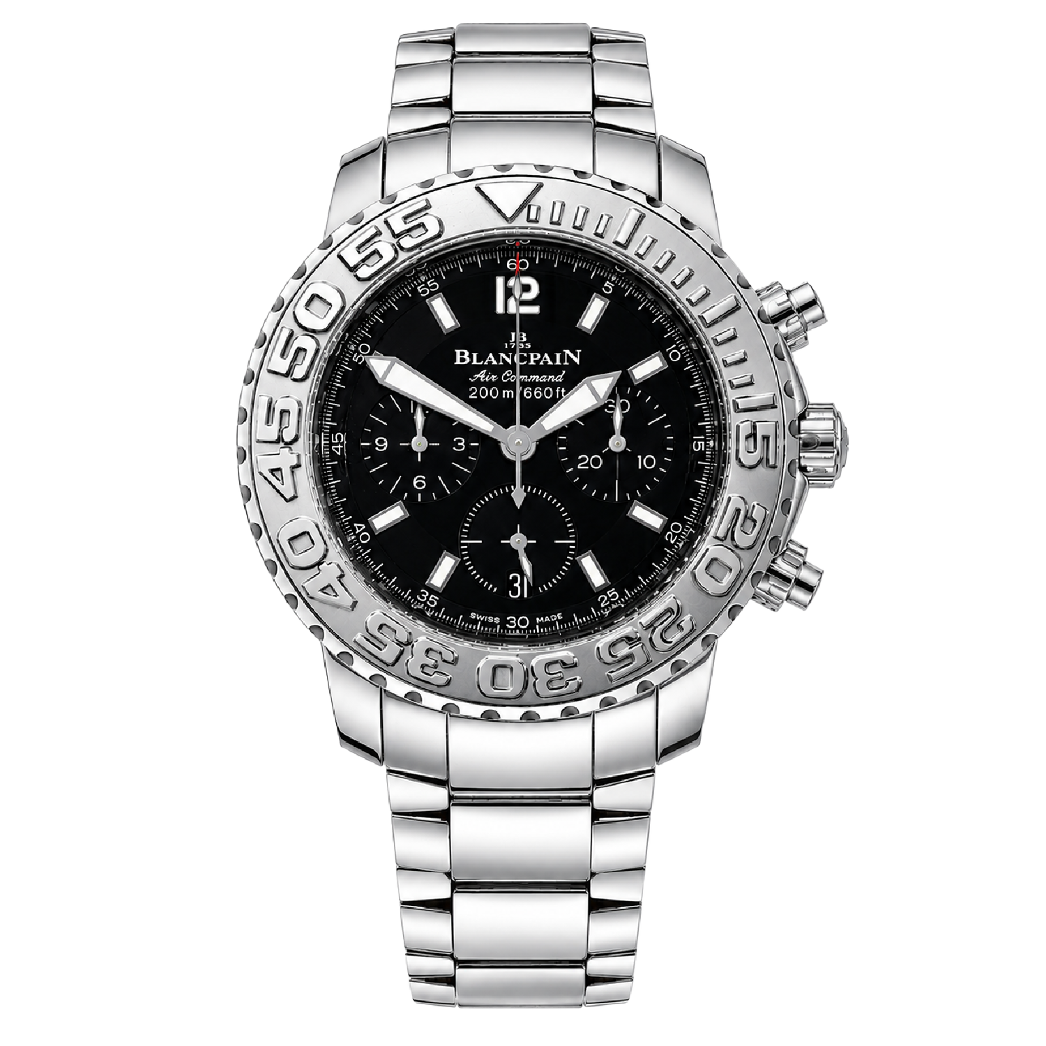 Pre-Owned Blancpain 40MM SS AIR COMMAND Chrono