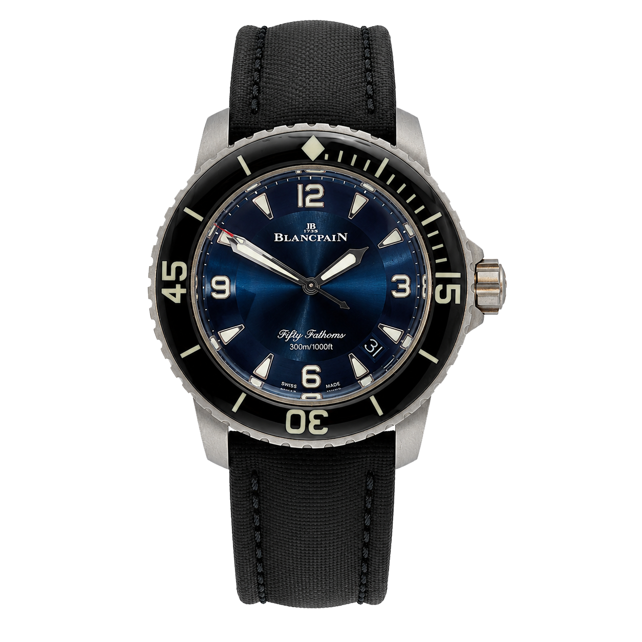 Pre-Owned Blancpain Fifty Fathoms 5015 12B40 O52A