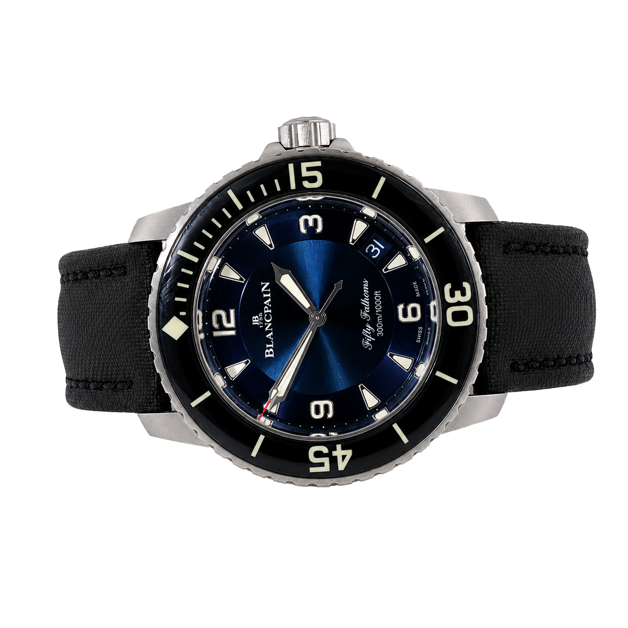 Pre-Owned Blancpain Fifty Fathoms 5015 12B40 O52A