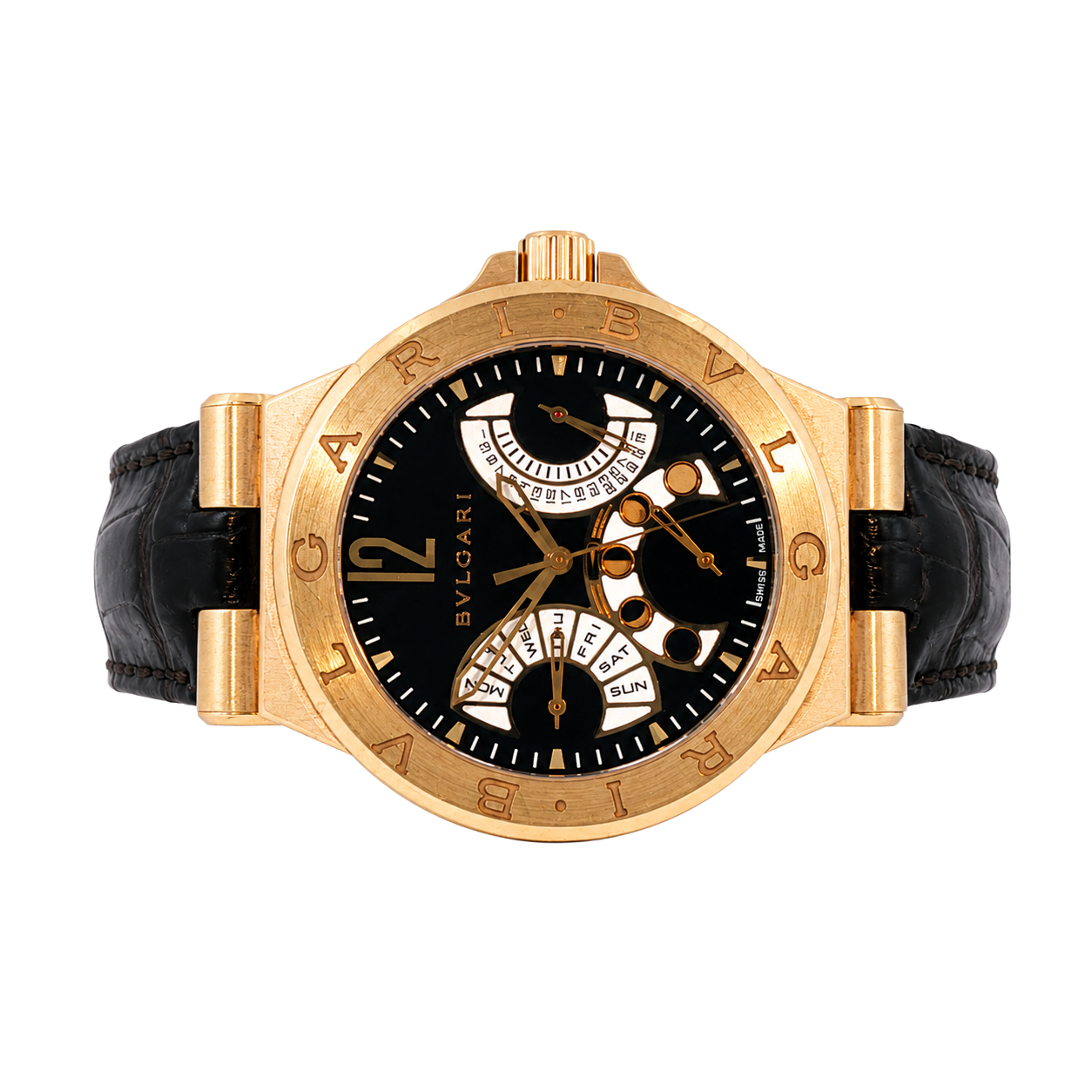 Pre-Owned Bulgari Diagono Moonphase Retrograde