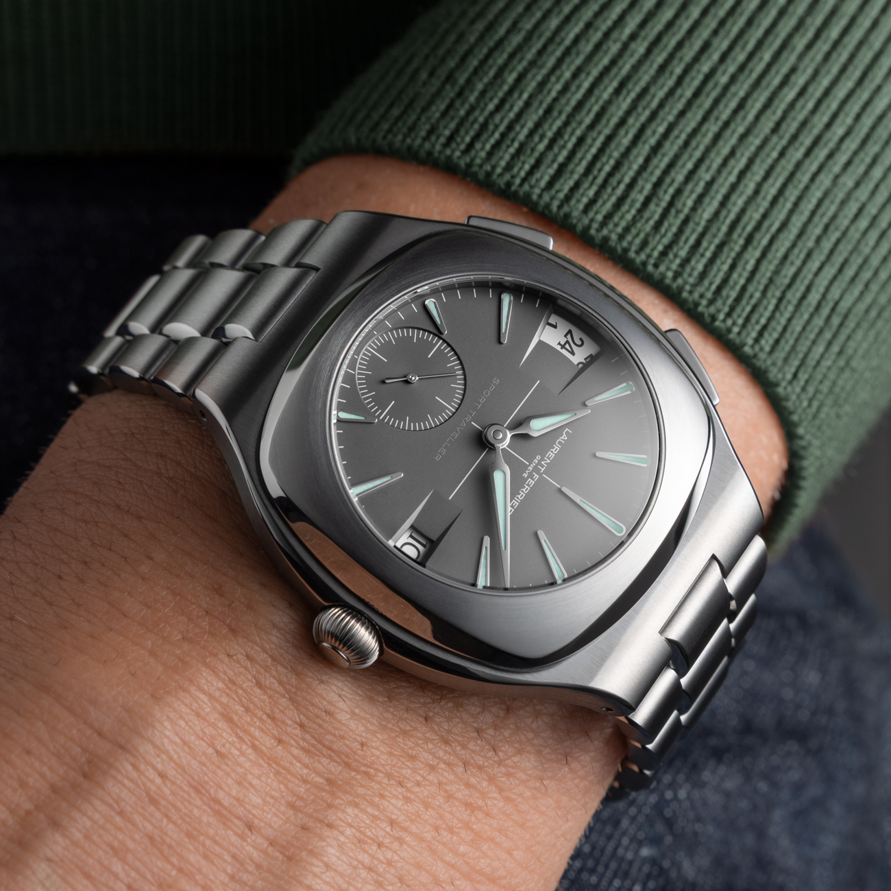 Laurent Ferrier Sport Traveller Slate Grey LCF045.T1.NG1C7
