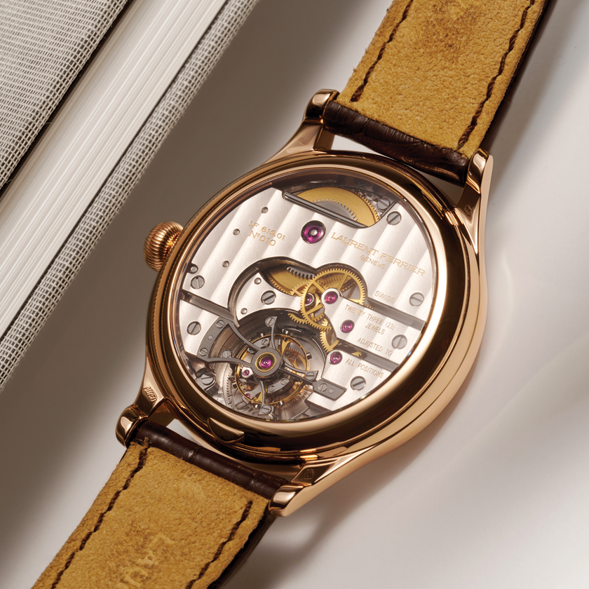 Laurent Ferrier White Enamel Grand Feu LCF001.02.R5.E10
