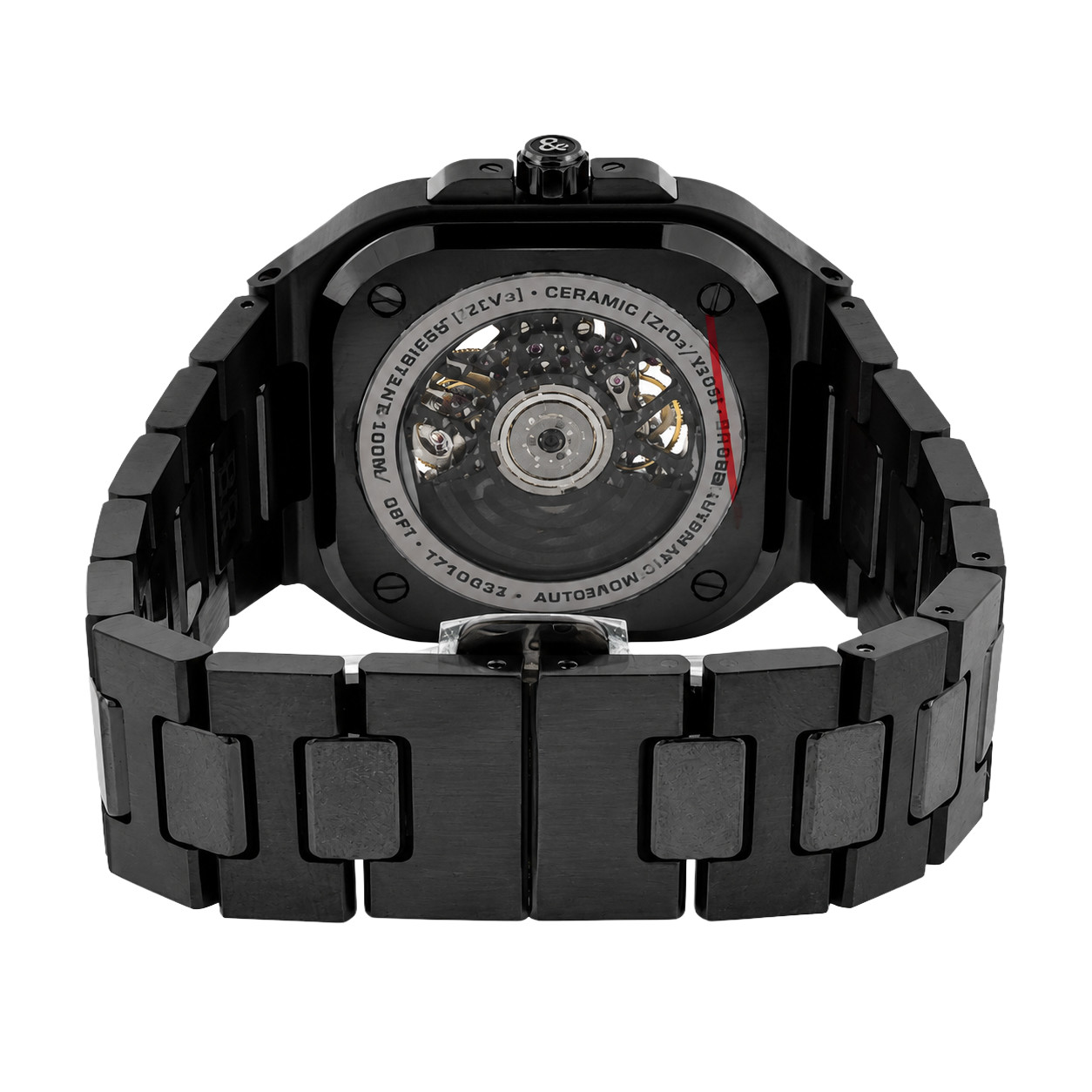 Pre-Owned Bell & Ross, 41MM 05 Skeleton Black Ceramic