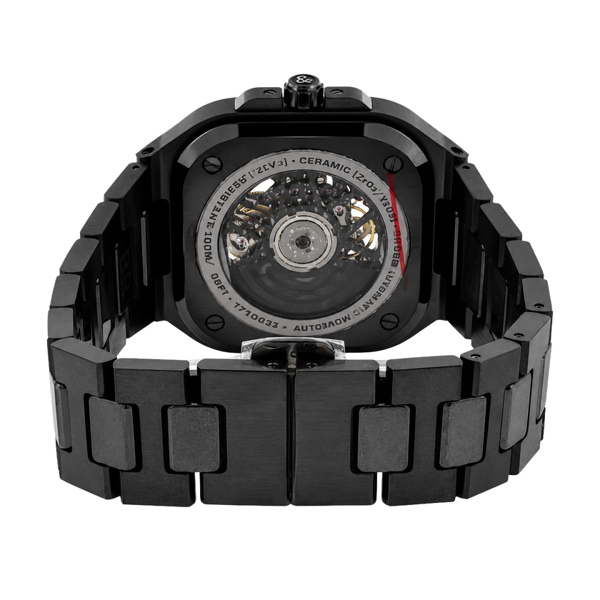 Pre-Owned Bell & Ross, 41MM 05 Skeleton Black Ceramic