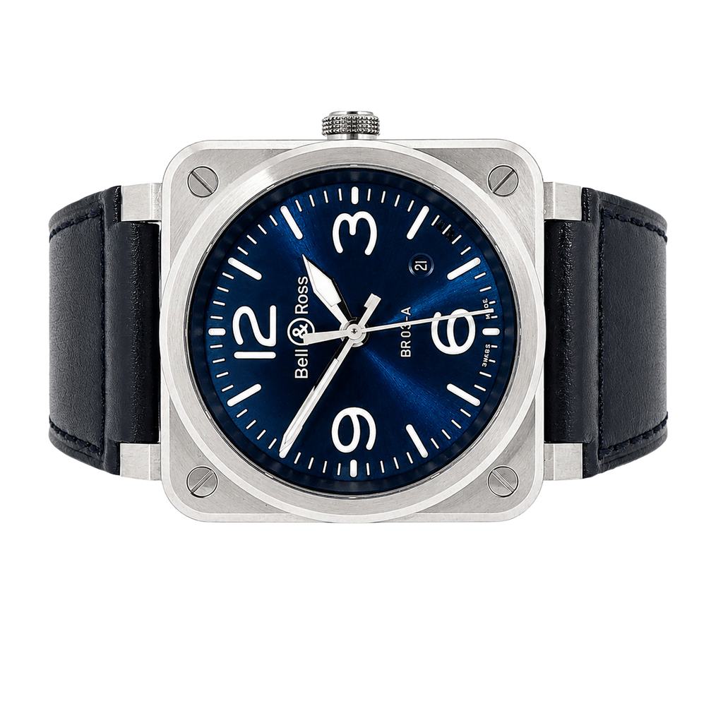 Pre-Owned Bell & Ross, SS 42MM BR 03-92 Blue