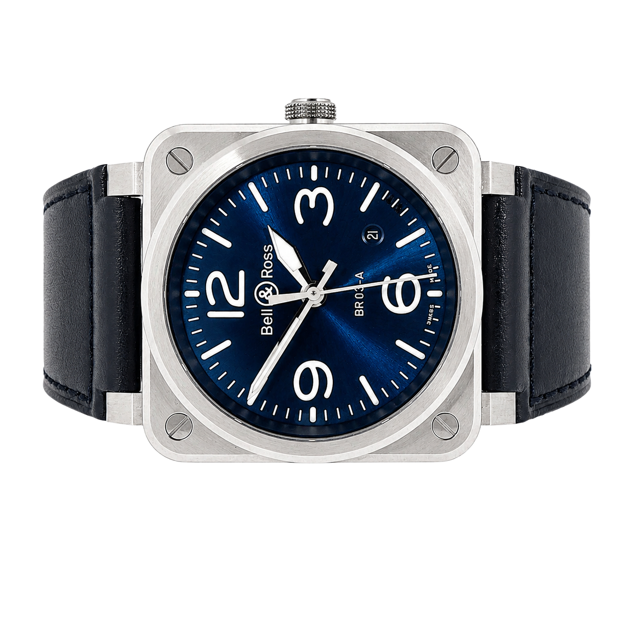 Pre-Owned Bell & Ross, SS 42MM BR 03-92 Blue