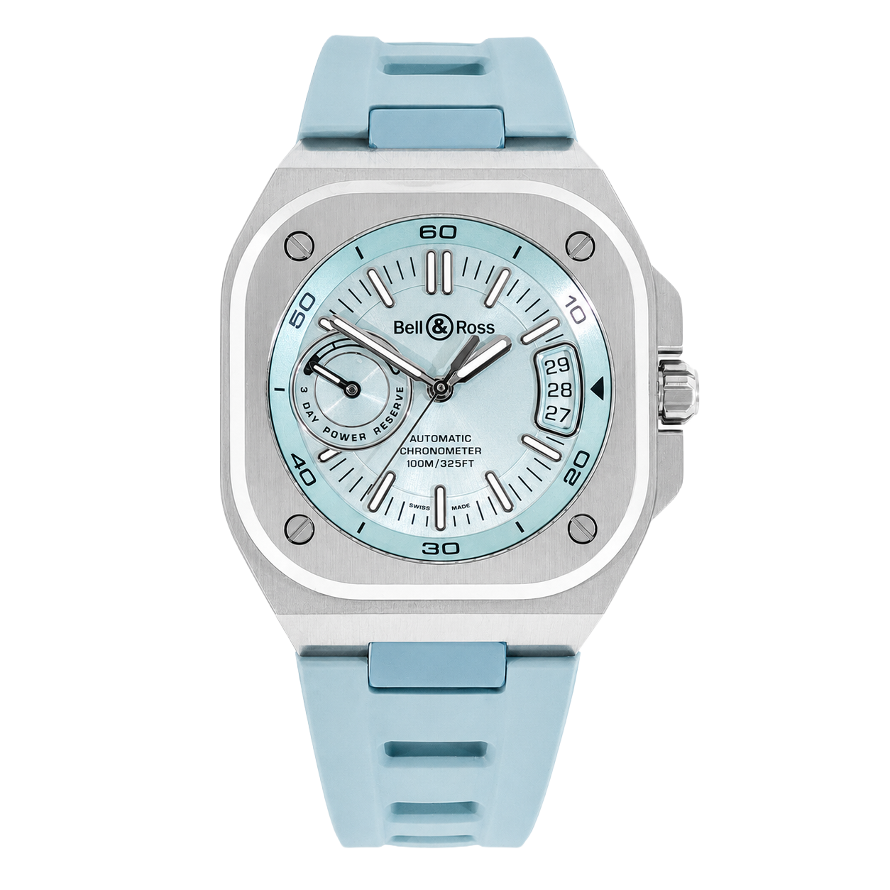 Pre-Owned Bell & Ross Ice Blue Steel BRX5R-IB-ST/SRB